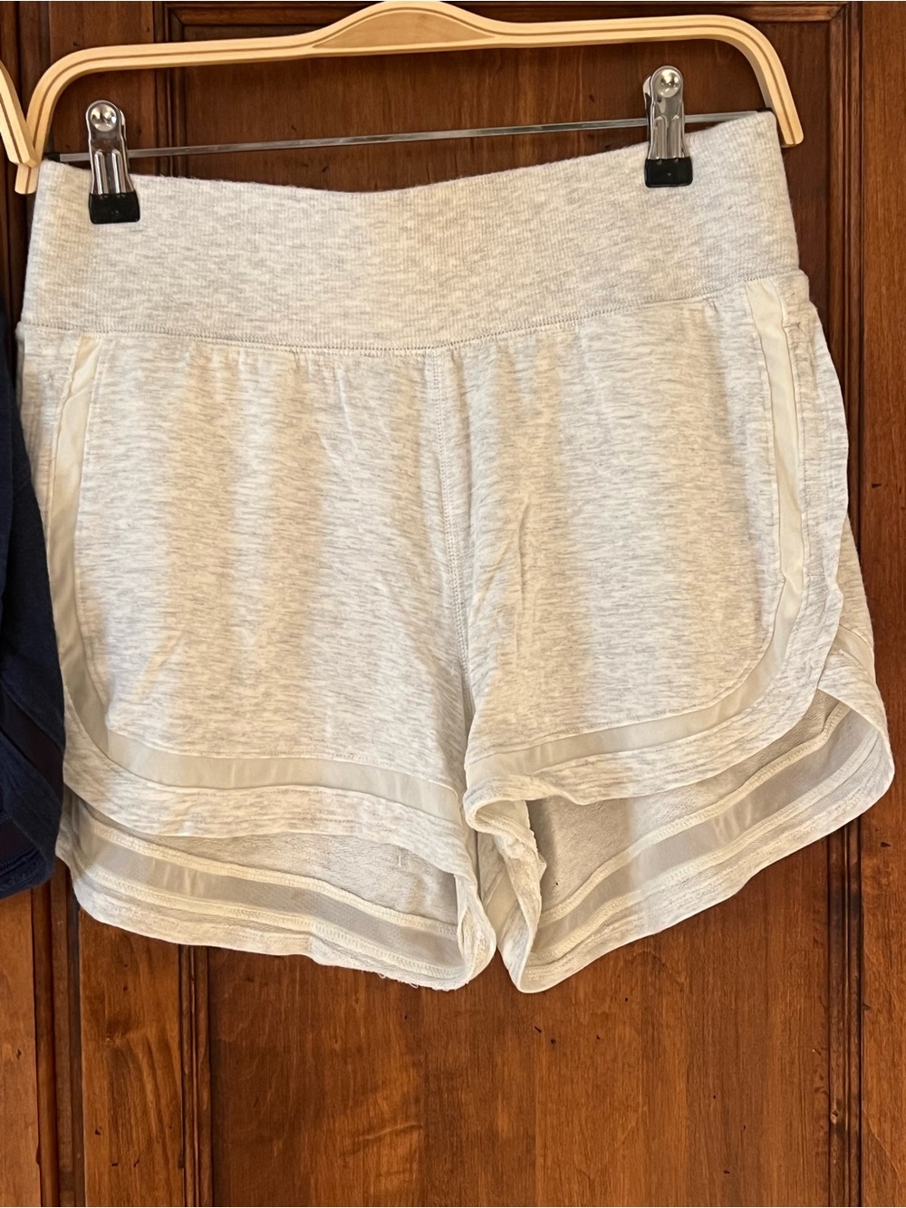 NWOT Athleta Breathe shortie shorts | Set of 2 | Navy & Heather Gray | Size S - Picture 10 of 17